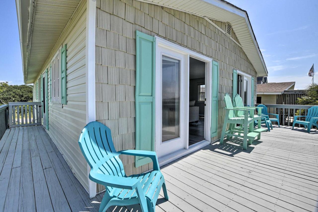 Oak Island Beach Abode With Deck Walk To Shore! Экстерьер фото