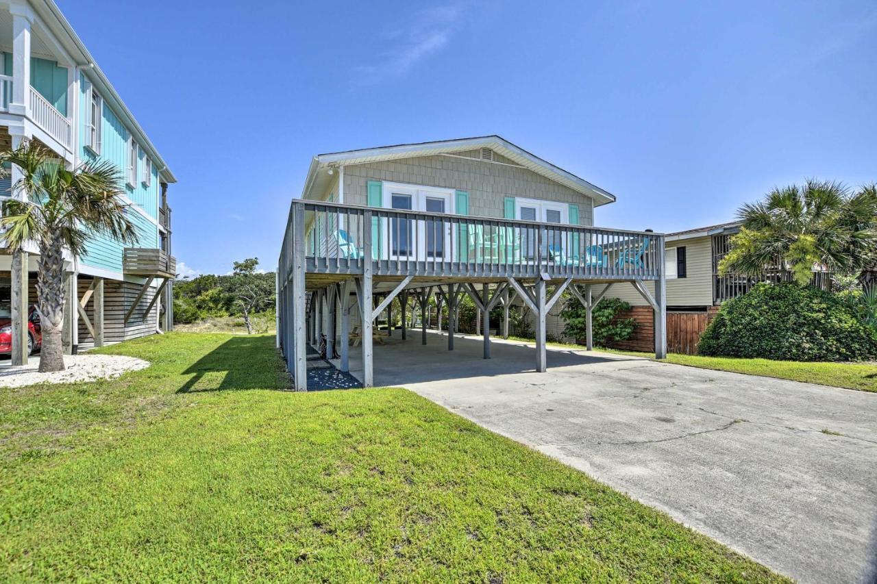 Oak Island Beach Abode With Deck Walk To Shore! Экстерьер фото