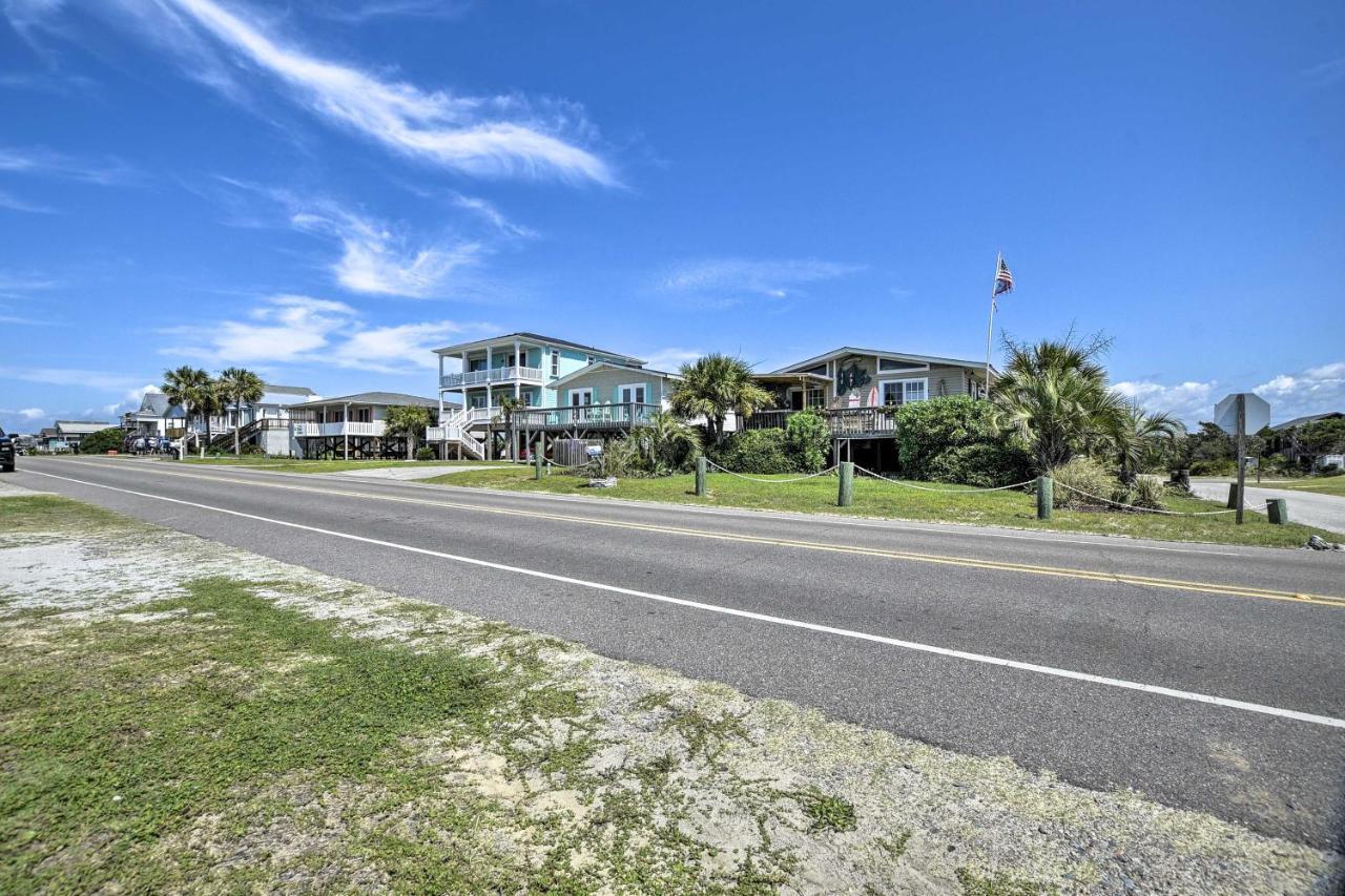 Oak Island Beach Abode With Deck Walk To Shore! Экстерьер фото