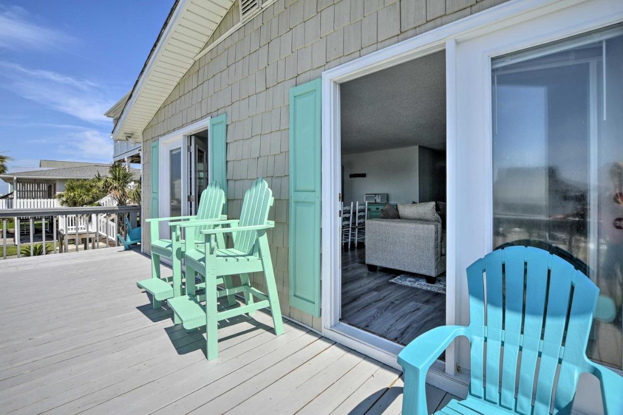 Oak Island Beach Abode With Deck Walk To Shore! Экстерьер фото